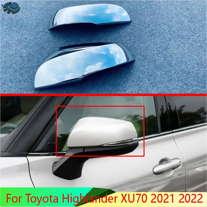 For Toyota Highlander XU70 2021 2022 ABS Chrome Door Side Mirror Cover Trim Rear View Cap Overlay Molding Garnish
For Toyota Highlander XU70 2021 2022 ABS Chrome Door Side Mirror Cover Trim Rear View Cap Overlay Molding Garnish