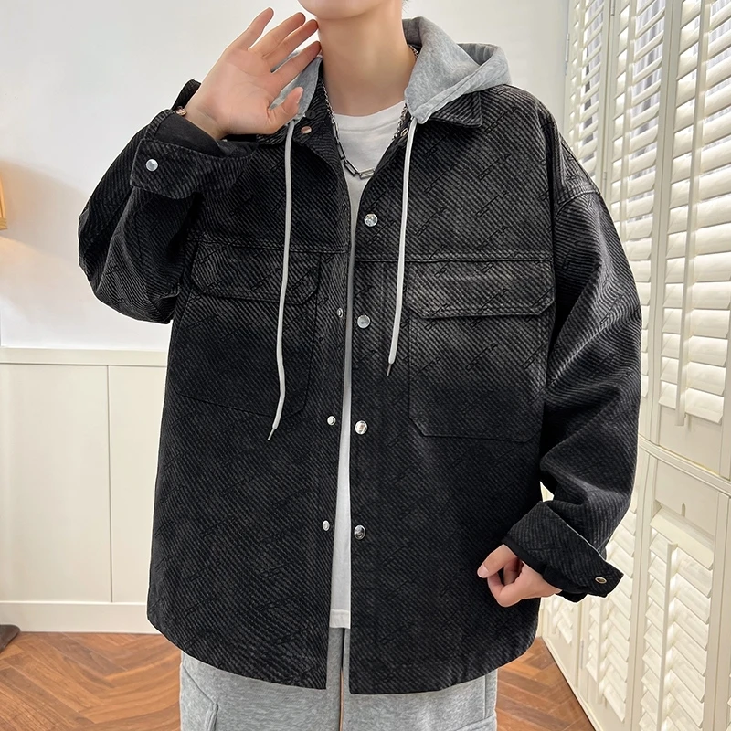 Fashion 2024 Spring Autumn Denim Jackets Men's Hip Hop Streetwear Striped Hooded Cotton Jeans Loose Versatile Tops Coat Clothing
Fashion 2024 Spring Autumn Denim Jackets Men's Hip Hop Streetwear Striped Hooded Cotton Jeans Loose Versatile Tops Coat Clothing