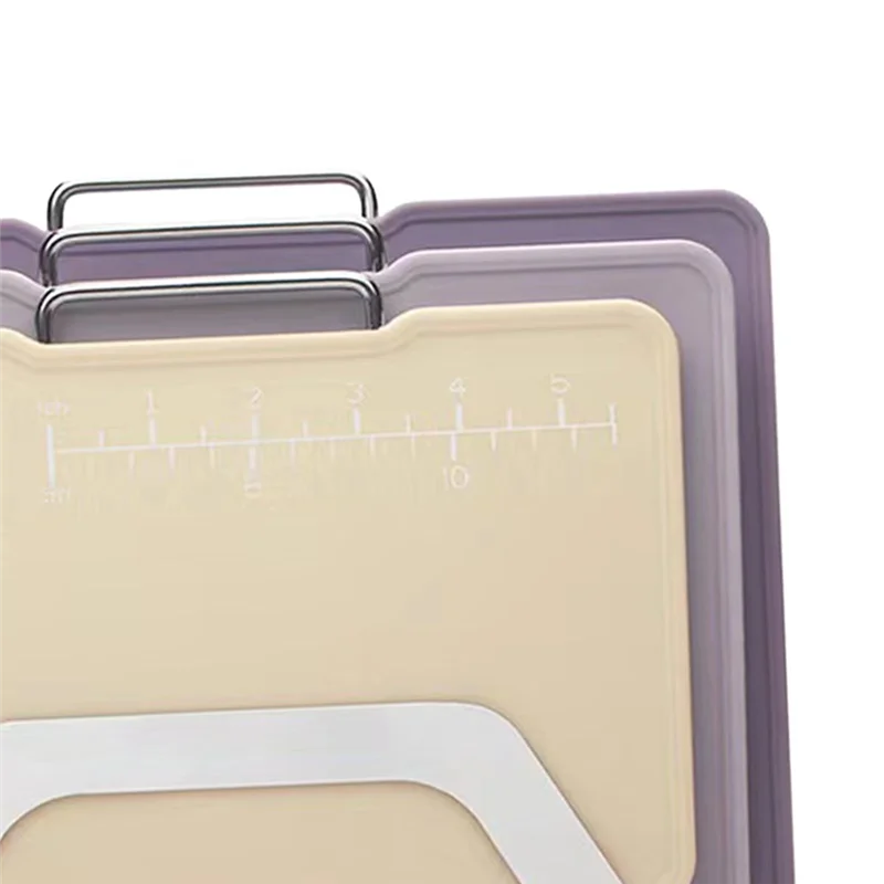 HLZS-Multifunctional Kitchen Cutting Board Set With Stand, Grinding Area And Scale Marking - 3 Sizes For Efficient Chopping
HLZS-Multifunctional Kitchen Cutting Board Set With Stand, Grinding Area And Scale Marking - 3 Sizes For Efficient Chopping