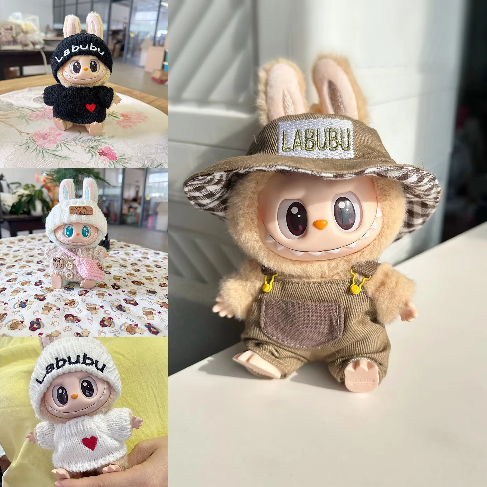 Одежда для кукол Labubu 17 см, комбинезон Labubu Macaron, комплект цветных аксессуаров для кукол, модная мини-одежда
Одежда для кукол Labubu 17 см, комбинезон Labubu Macaron, комплект цветных аксессуаров для кукол, модная мини-одежда