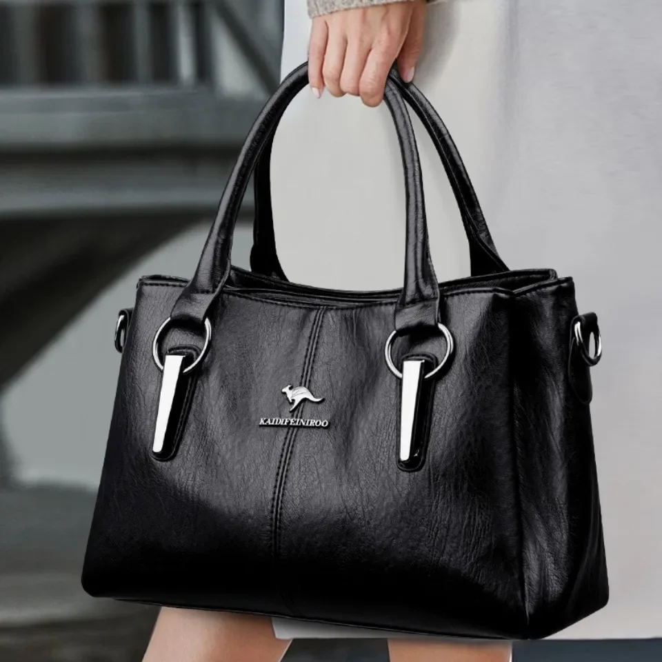 3-Layer Large Capacity Soft Pu Leather Women's Handbag Luxury Female Tote Bag High Quality Messenger Solid Color Wallet A Main
3-Layer Large Capacity Soft Pu Leather Women's Handbag Luxury Female Tote Bag High Quality Messenger Solid Color Wallet A Main