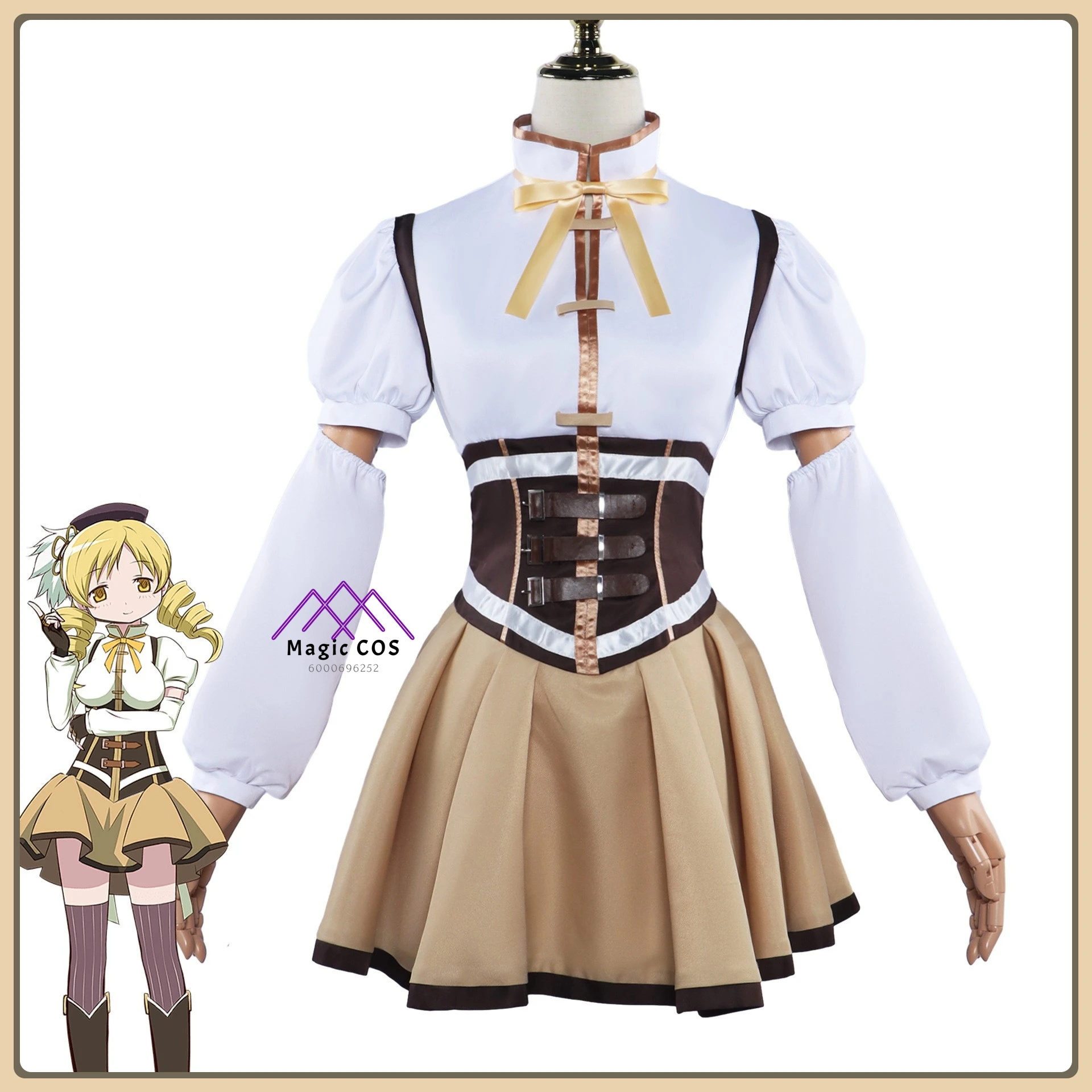 Аниме Puella Magi Madoka Magica Mami Tomoe, костюм для вечеринки на Хэллоуин, ретро боевой стиль, полный комплект, высококачественный аниме-наряд (женский)
Аниме Puella Magi Madoka Magica Mami Tomoe, костюм для вечеринки на Хэллоуин, ретро боевой стиль, полный комплект, высококачественный аниме-наряд (женский)