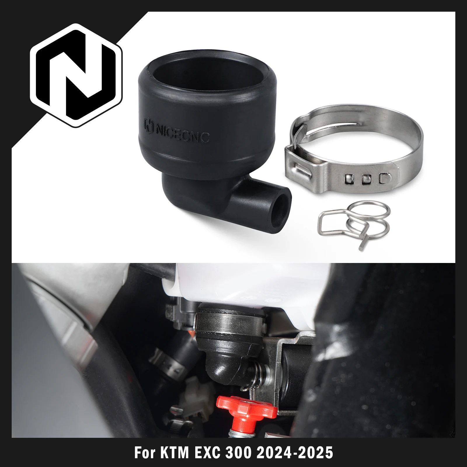NICECNC For KTM EXC 300 EXC 250 XCW 300 2024-2025 Angle Piece Oil Tank For Husqvarna TE 300 TE 250 For GasGas EC 300 EC 250 
NICECNC For KTM EXC 300 EXC 250 XCW 300 2024-2025 Angle Piece Oil Tank For Husqvarna TE 300 TE 250 For GasGas EC 300 EC 250