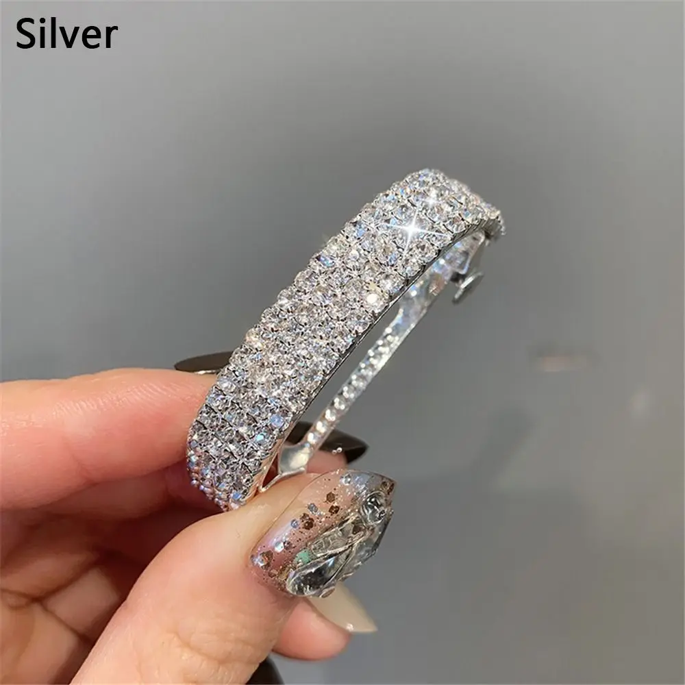 Fashion Rhinestone Metal Hair Clips Hairpin Ponytail Clip Hair Barrettes
Fashion Rhinestone Metal Hair Clips Hairpin Ponytail Clip Hair Barrettes