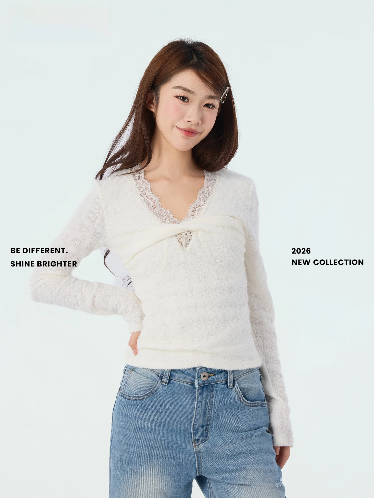 Новый вязаный свитер Didimax с кружевным V-образным вырезом и завязками, женский топ с длинными рукавами, модный элегантный стиль DiDi MAX DB66BC4756
Новый вязаный свитер Didimax с кружевным V-образным вырезом и завязками, женский топ с длинными рукавами, модный элегантный стиль DiDi MAX DB66BC4756