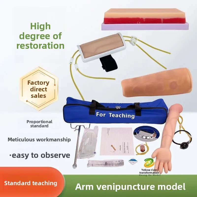 Simulation Human Arm Infusion Injection Blood Puncture Training Model Infusion Arm Venous Puncture Injection Model
Simulation Human Arm Infusion Injection Blood Puncture Training Model Infusion Arm Venous Puncture Injection Model