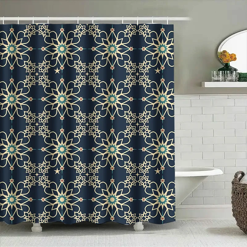 Luxury Geometric Blue Shower Curtain Decor Floral Print Waterproof Bathroom Liner 3D Water Drop Design Home Decoration for Kids
Luxury Geometric Blue Shower Curtain Decor Floral Print Waterproof Bathroom Liner 3D Water Drop Design Home Decoration for Kids