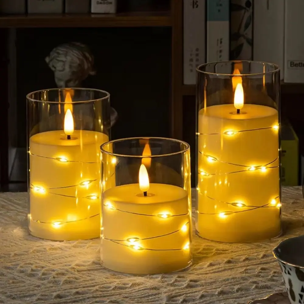 Creative Electronic Candle Light Cordless Decorative Swing Flameless Candles Waterproof Battery Operated Warm Glowing Candles
Creative Electronic Candle Light Cordless Decorative Swing Flameless Candles Waterproof Battery Operated Warm Glowing Candles