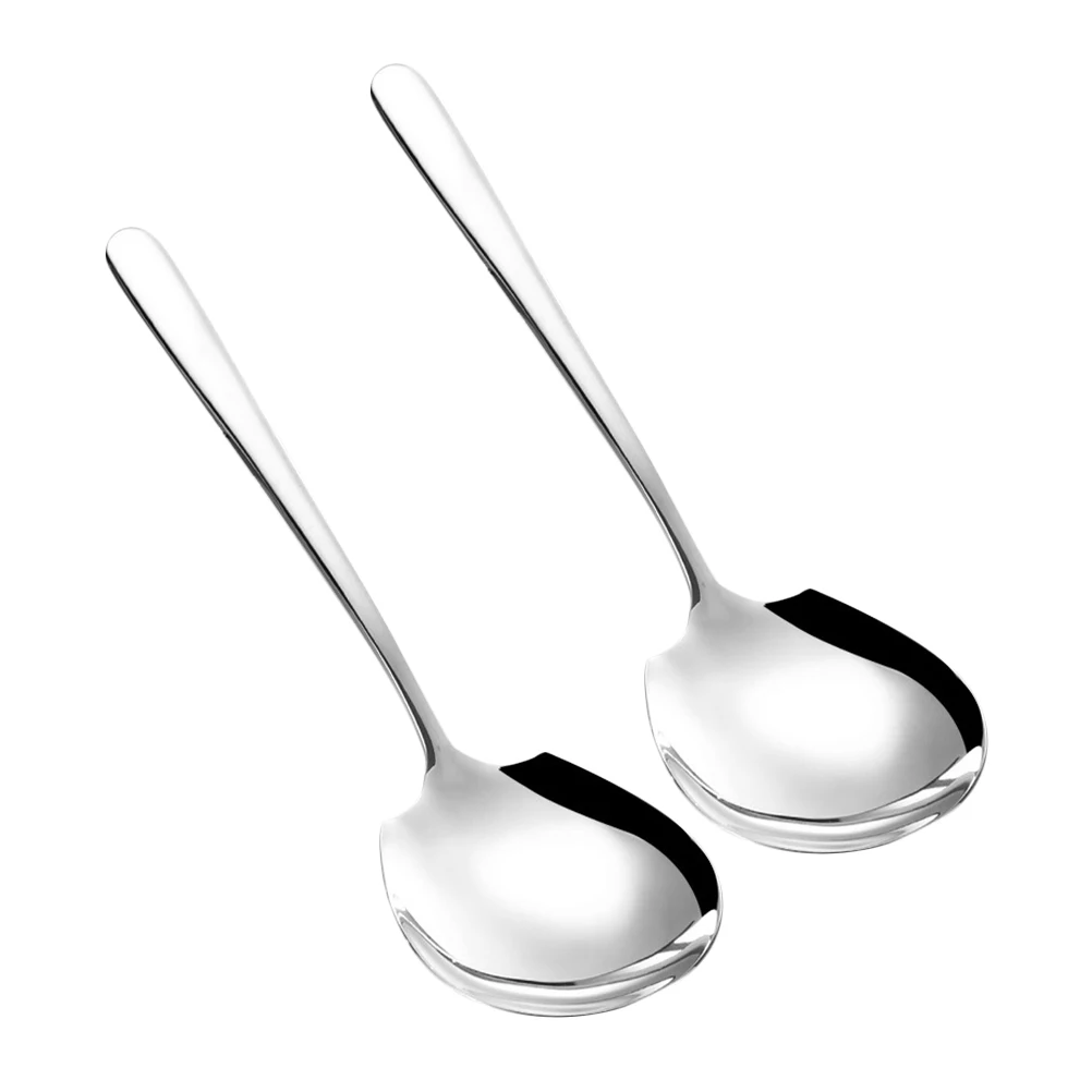2 Pcs Stainless Steel Serving Spoon Large Spoons Kitchen Supplies Soup Ladle Rice Ergonomic Handle Practical Home Hotel
2 Pcs Stainless Steel Serving Spoon Large Spoons Kitchen Supplies Soup Ladle Rice Ergonomic Handle Practical Home Hotel
