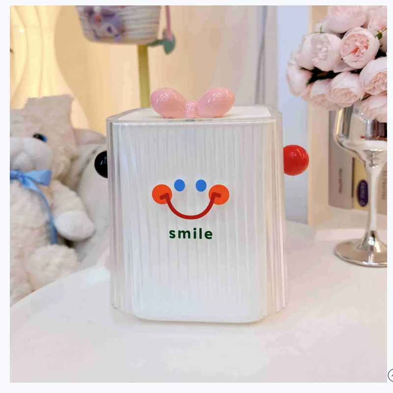 Desktop trash bin with high aesthetic value, bow tie storage bin, cute mini hair accessories, headband box, press elastic lid, p
Desktop trash bin with high aesthetic value, bow tie storage bin, cute mini hair accessories, headband box, press elastic lid, p