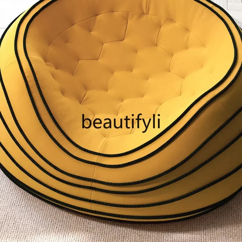 Egg tart chair single chair leisure small apartment sofa chair candy setting cotton design lazy recliner
Egg tart chair single chair leisure small apartment sofa chair candy setting cotton design lazy recliner
