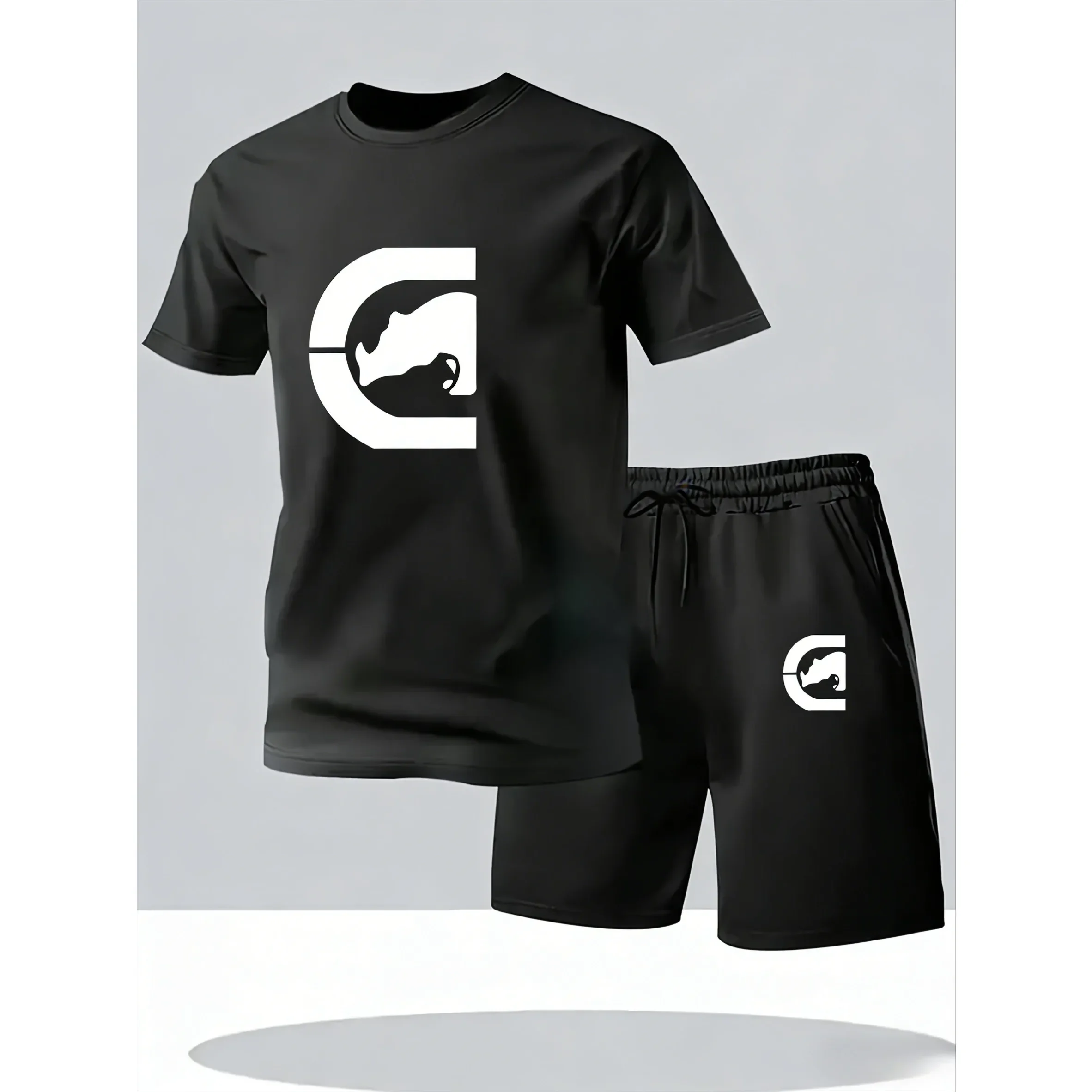 Men's mesh T-shirt and shorts two-piece set suitable for family activities and fitness leisure two-piece set short sleeved set
Men's mesh T-shirt and shorts two-piece set suitable for family activities and fitness leisure two-piece set short sleeved set