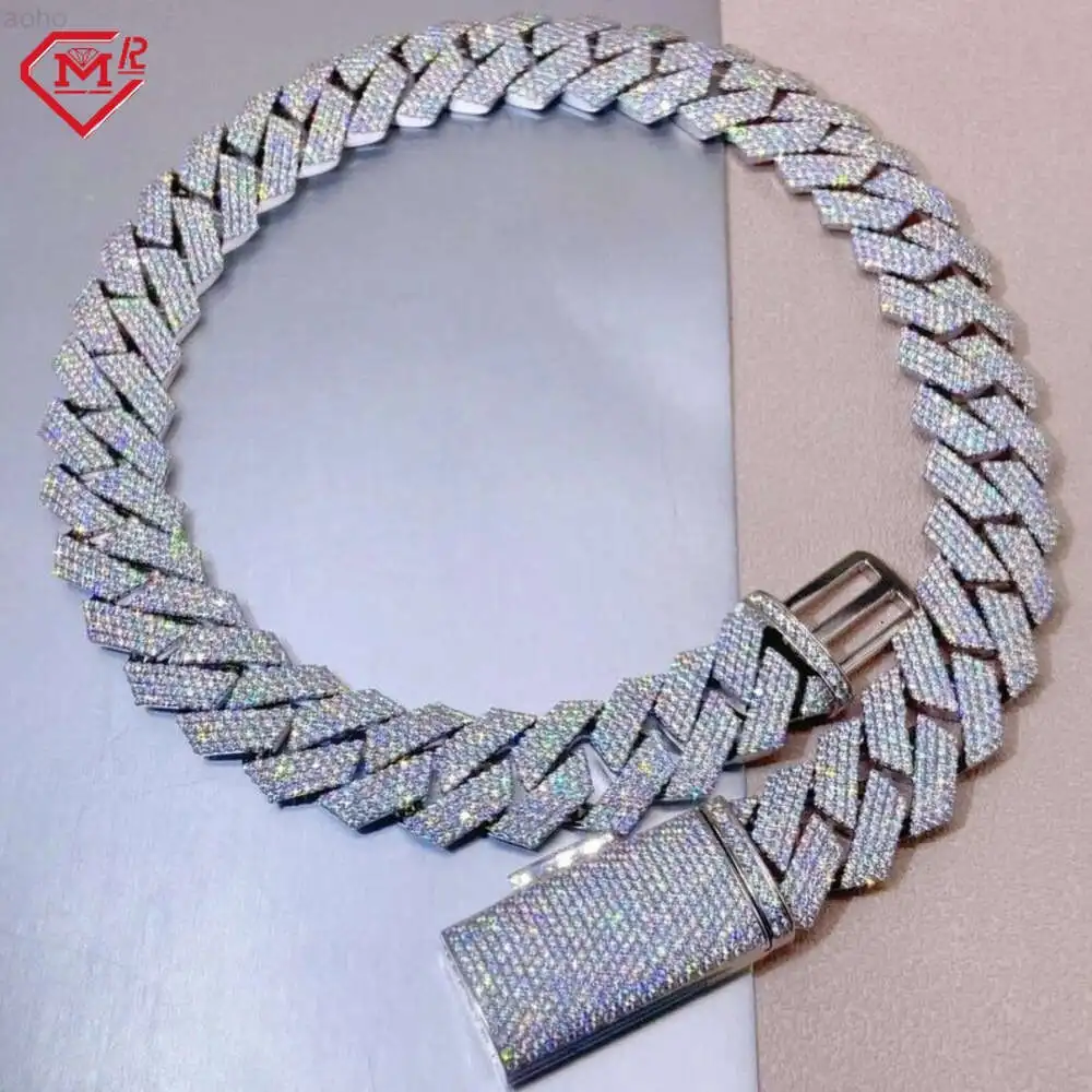 Хип-хоп Iced Out Vvs Кубинская цепочка с муассанитом и бриллиантами, стерлинговое серебро 925 пробы, 20 мм, кубинская цепочка с муассанитом
Хип-хоп Iced Out Vvs Кубинская цепочка с муассанитом и бриллиантами, стерлинговое серебро 925 пробы, 20 мм, кубинская цепочка с муассанитом