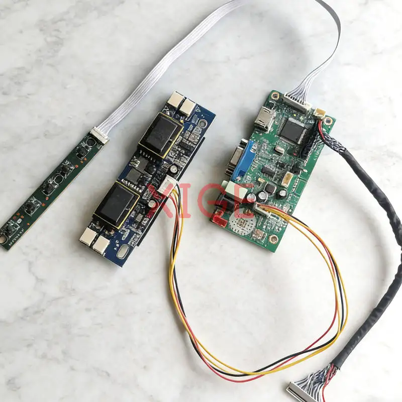 For CLAA216WA01 M185B1-L01 LCD Display Drive Controller Board Kit DIY 30 Pins LVDS 1366x768 1366*768 VGA+HDMI-Compatible 4-CCFL
For CLAA216WA01 M185B1-L01 LCD Display Drive Controller Board Kit DIY 30 Pins LVDS 1366x768 1366*768 VGA+HDMI-Compatible 4-CCFL