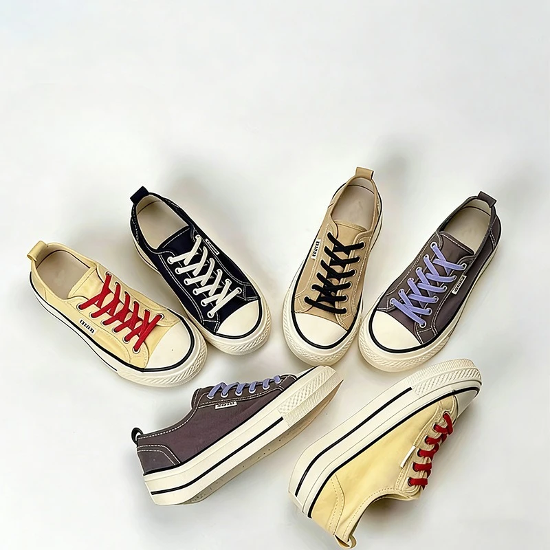 Trend Women's Shoes Fashion Classic Canvas Casual Shoes for Woman Exquisite Lace Chunky Sneakers Designer Shoes Zapatos De Mujer
Trend Women's Shoes Fashion Classic Canvas Casual Shoes for Woman Exquisite Lace Chunky Sneakers Designer Shoes Zapatos De Mujer