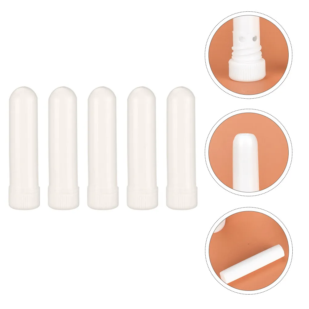 5Pcs Refillable White Essential Oil Nasal Inhaler Tubes for Aromatherapy on-The-Go Portable Breathing Relief Cool Fresh Nasal
5Pcs Refillable White Essential Oil Nasal Inhaler Tubes for Aromatherapy on-The-Go Portable Breathing Relief Cool Fresh Nasal