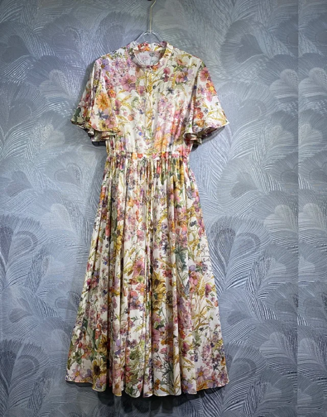100%Cotton Long Dress 2024 Spring Summer Evening Party Women Colorful Floral Print Drawstring Waist Elegant Long Maxi Dress XL
100%Cotton Long Dress 2024 Spring Summer Evening Party Women Colorful Floral Print Drawstring Waist Elegant Long Maxi Dress XL