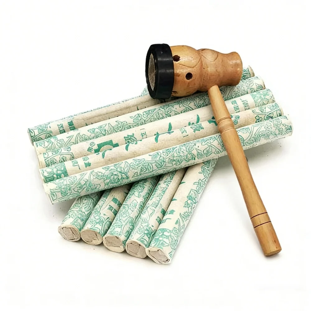 Moxibustion Moxa Box With 10 Pure Moxa Stick Rolls - Traditional Chinese Massage Therapy For Antistress & Acupuncture
Moxibustion Moxa Box With 10 Pure Moxa Stick Rolls - Traditional Chinese Massage Therapy For Antistress & Acupuncture