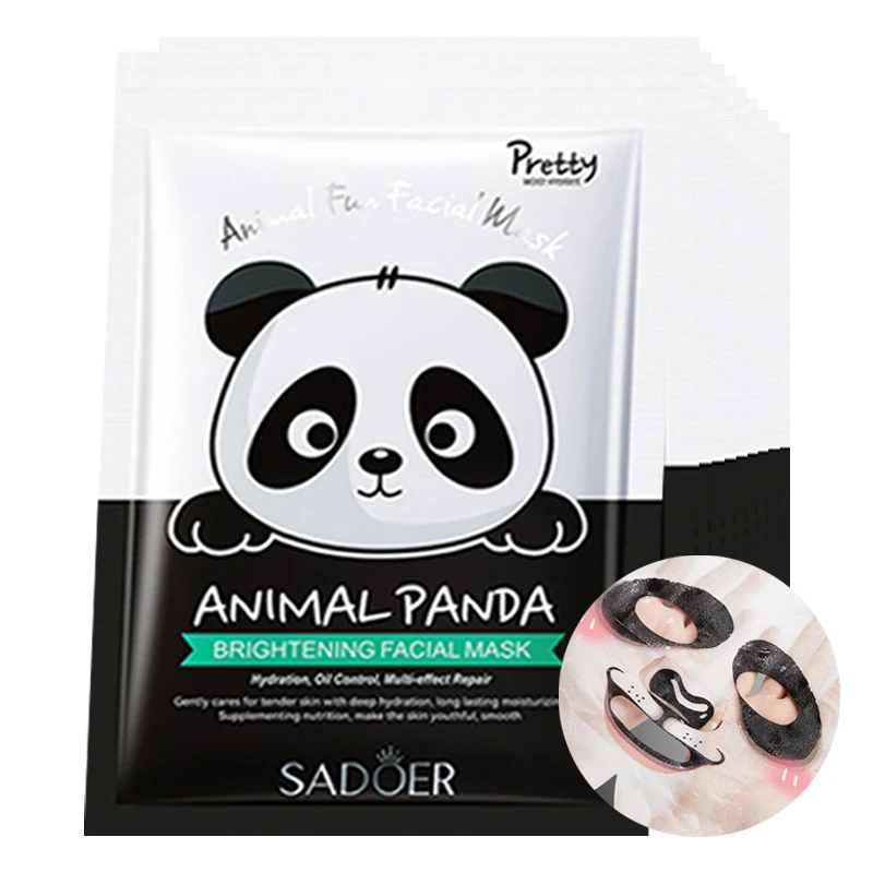 10pcs Cute Panda Pattern Face Mask skincare Brightening Oil Control Moisturizing Facial Masks Beauty Face Skin Care Products
10pcs Cute Panda Pattern Face Mask skincare Brightening Oil Control Moisturizing Facial Masks Beauty Face Skin Care Products