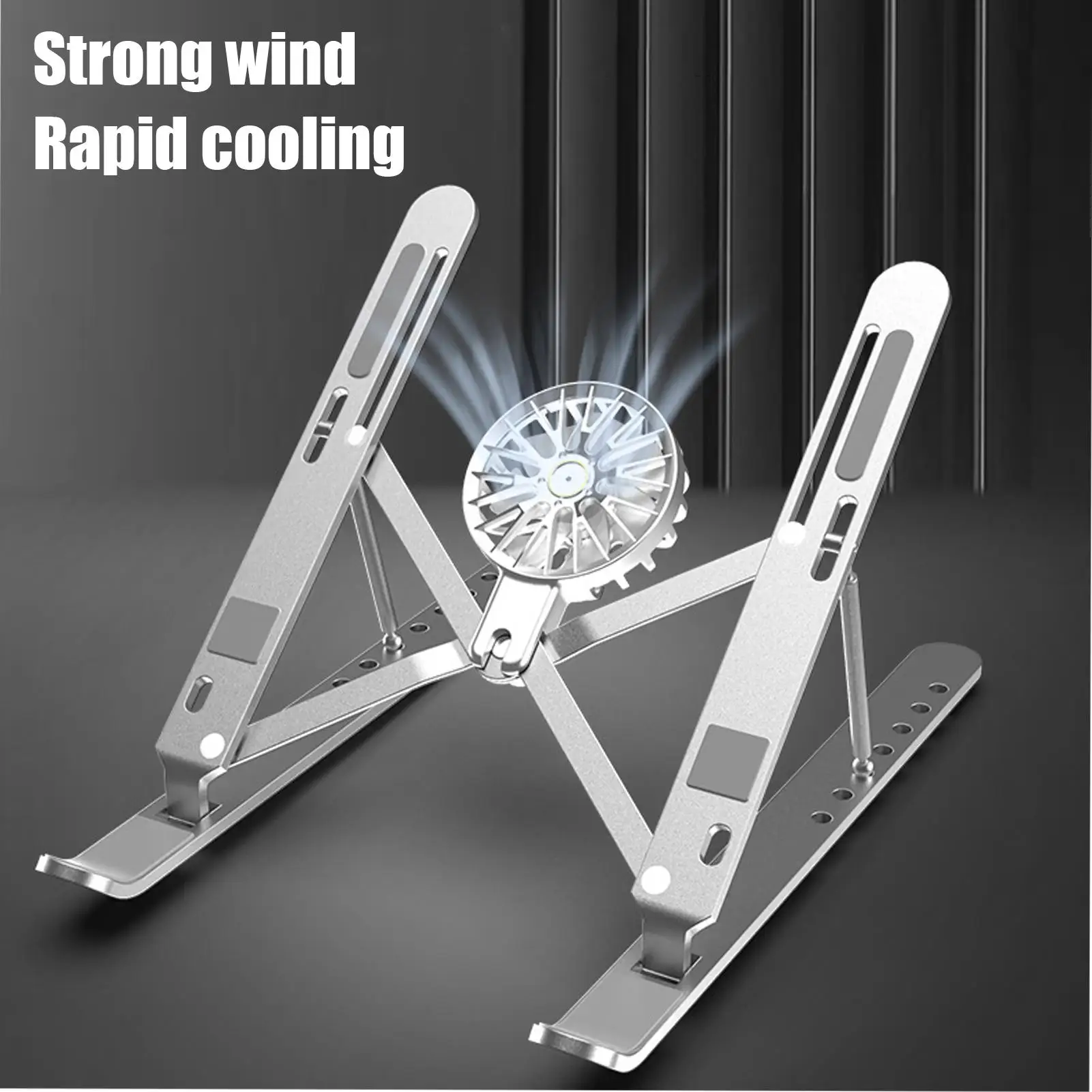 Ventilated Laptop Stand With Cooling Fan Non-slip Adjustable Foldable For Notebook Computer Bracket Lifting Cooling Holder
Ventilated Laptop Stand With Cooling Fan Non-slip Adjustable Foldable For Notebook Computer Bracket Lifting Cooling Holder