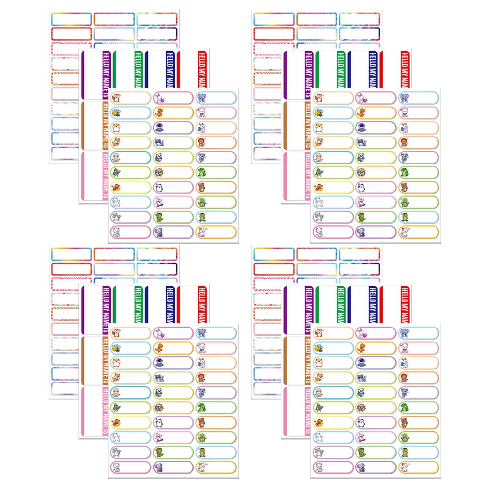 12pcs 12 Sheets Name Tags Stickers for Kids Blank Labels Cartoon Design Each A Sorting Tags Home Office Use
12pcs 12 Sheets Name Tags Stickers for Kids Blank Labels Cartoon Design Each A Sorting Tags Home Office Use