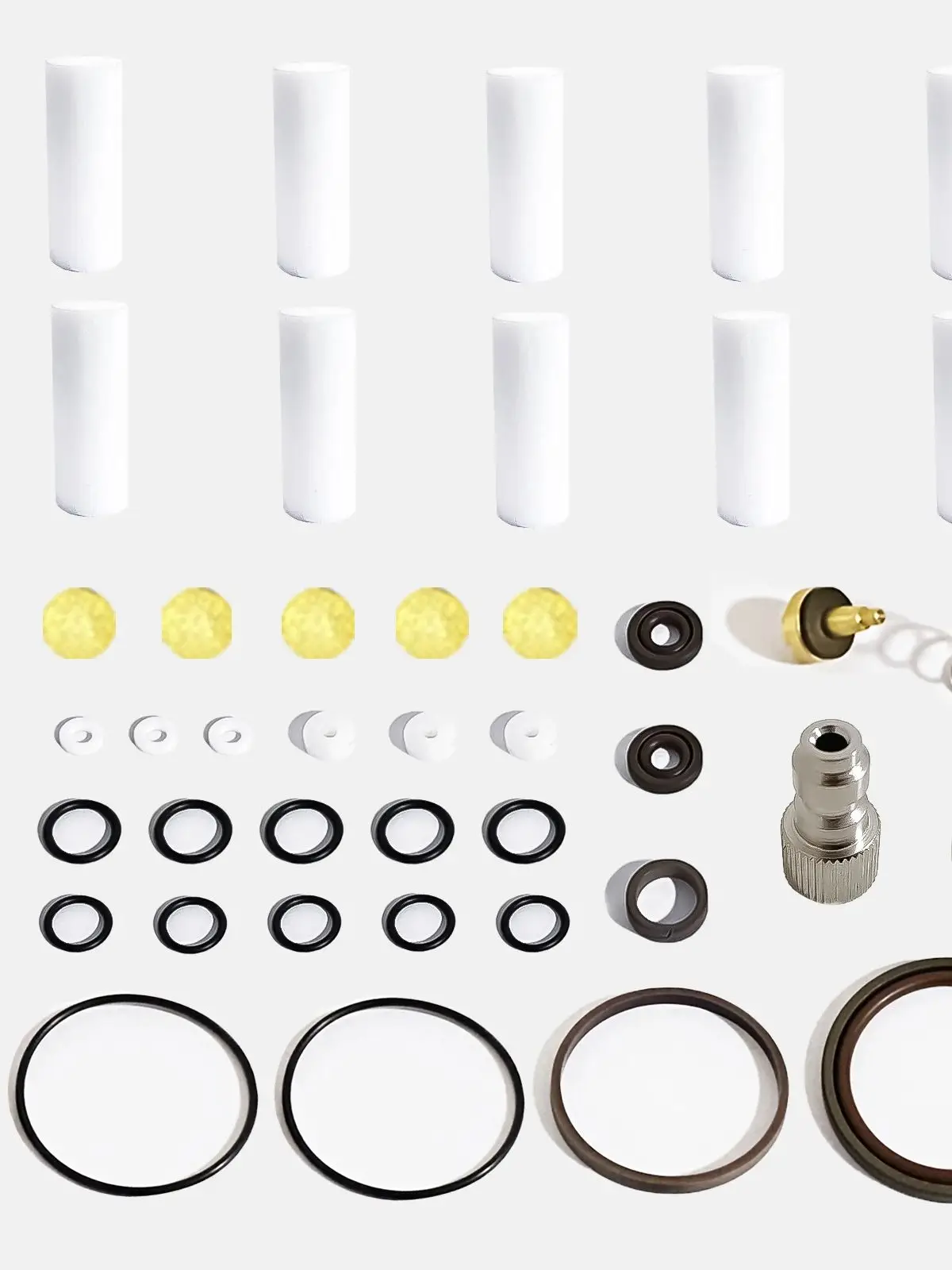 A set of sealing rings can be matched with the compressor piston.
A set of sealing rings can be matched with the compressor piston.
