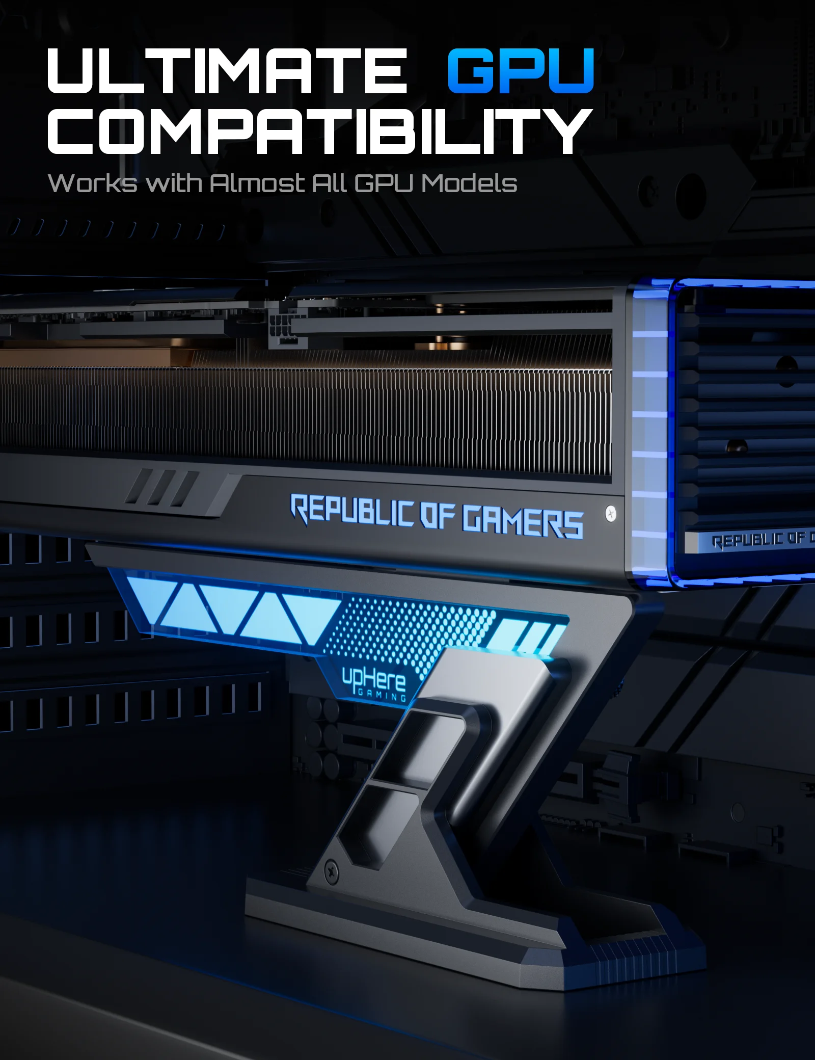 Кронштейн для видеокарты с поддержкой ARGB, регулируемый держатель для видеокарты с 5V 3-контактной синхронизацией A-RGB, алюминиевая подставка для видеокарты для ПК, черный/белый
Кронштейн для видеокарты с поддержкой ARGB, регулируемый держатель для видеокарты с 5V 3-контактной синхронизацией A-RGB, алюминиевая подставка для видеокарты для ПК, черный/белый