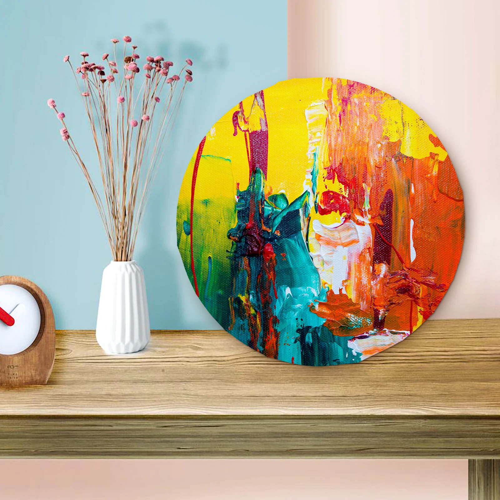 Round Canvas for Painting Oil Acrylic Watercolor Long Lasting Art Panels Versatile Oil Painting Board Frame Tool Supplies
Round Canvas for Painting Oil Acrylic Watercolor Long Lasting Art Panels Versatile Oil Painting Board Frame Tool Supplies