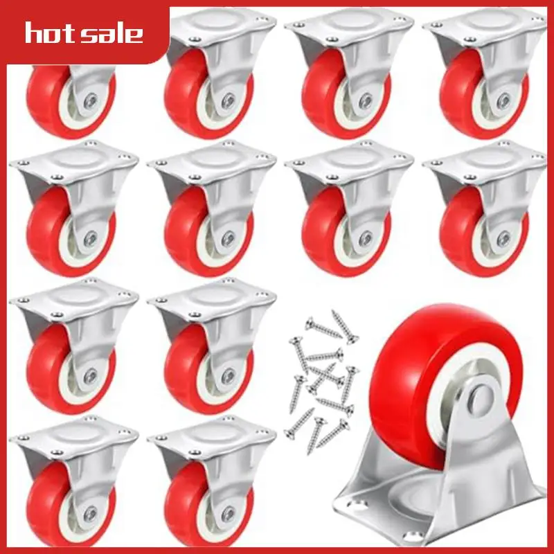 12Pc Casters Wheels Rigid Non Swivel Fixed Castor Wheels With Metal Top Plate For Furniture,Small Appliances With Screws Durable
12Pc Casters Wheels Rigid Non Swivel Fixed Castor Wheels With Metal Top Plate For Furniture,Small Appliances With Screws Durable