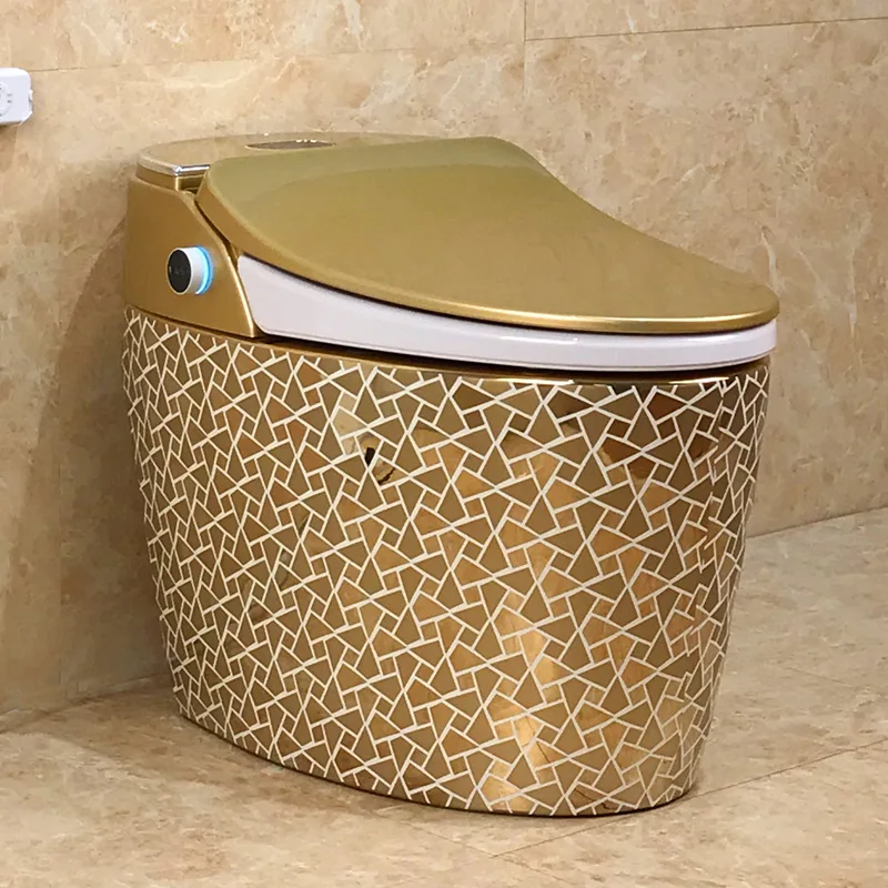 Titanium smart toilet constant temperature automatic remote control toilet color gold belt automatic flip
Titanium smart toilet constant temperature automatic remote control toilet color gold belt automatic flip