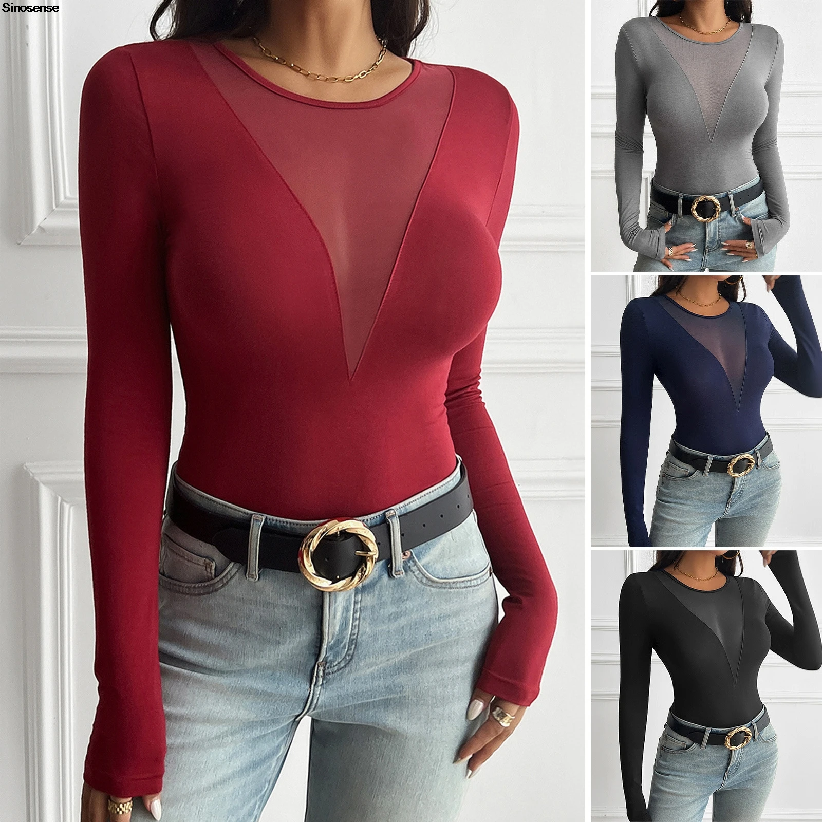 Women Sexy Deep V Neck Long Sleeve Slim Fitted Tight T Shirts Casual Fall Outfits Y2K Going Out Street Date Basic Top
Women Sexy Deep V Neck Long Sleeve Slim Fitted Tight T Shirts Casual Fall Outfits Y2K Going Out Street Date Basic Top