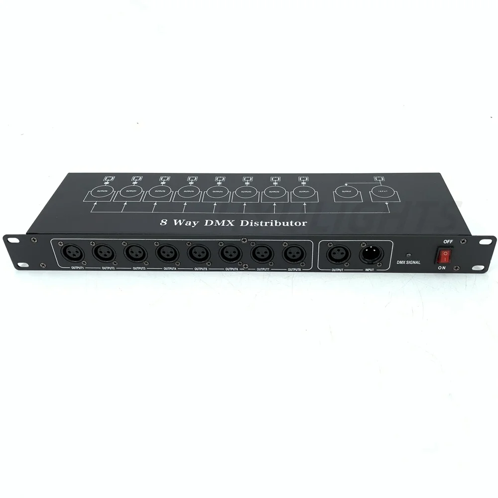 8-канальный разветвитель DMX512, фотоэлектрический изоляционный усилитель сигнала для светодиодных фонарей, сценическое оборудование для диджеев и повышения аудитории
8-канальный разветвитель DMX512, фотоэлектрический изоляционный усилитель сигнала для светодиодных фонарей, сценическое оборудование для диджеев и повышения аудитории