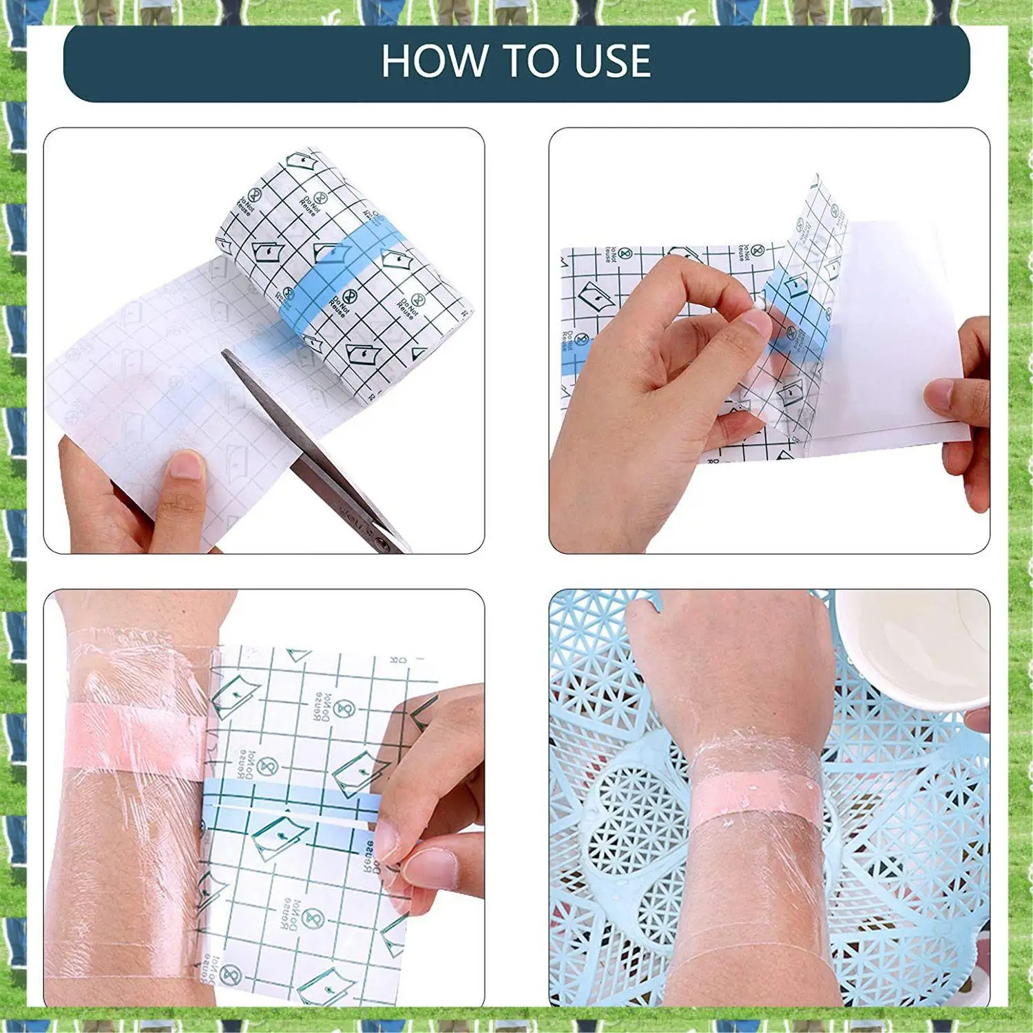FTS Transparent Stretch Adhesive Bandage Shower Waterproof Patch Waterproof For Tattoos Swimming Showering (20Cmx10m)
FTS Transparent Stretch Adhesive Bandage Shower Waterproof Patch Waterproof For Tattoos Swimming Showering (20Cmx10m)