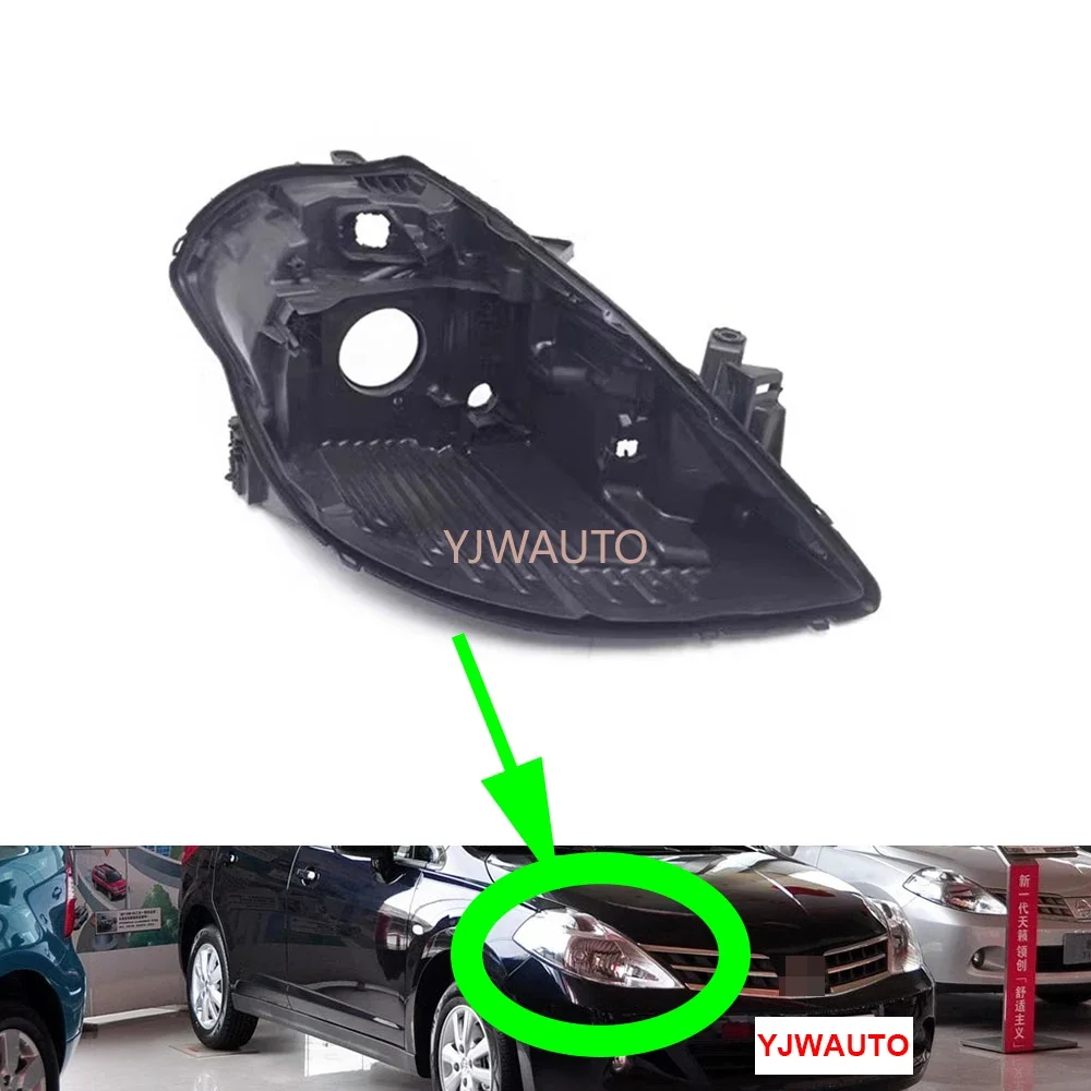 For Nissan Tiida Versa Pulsar 2008 2009 2010 Headlamp House Car Headlight Base Replacement Auto Front Lamp Holder Back Support
For Nissan Tiida Versa Pulsar 2008 2009 2010 Headlamp House Car Headlight Base Replacement Auto Front Lamp Holder Back Support