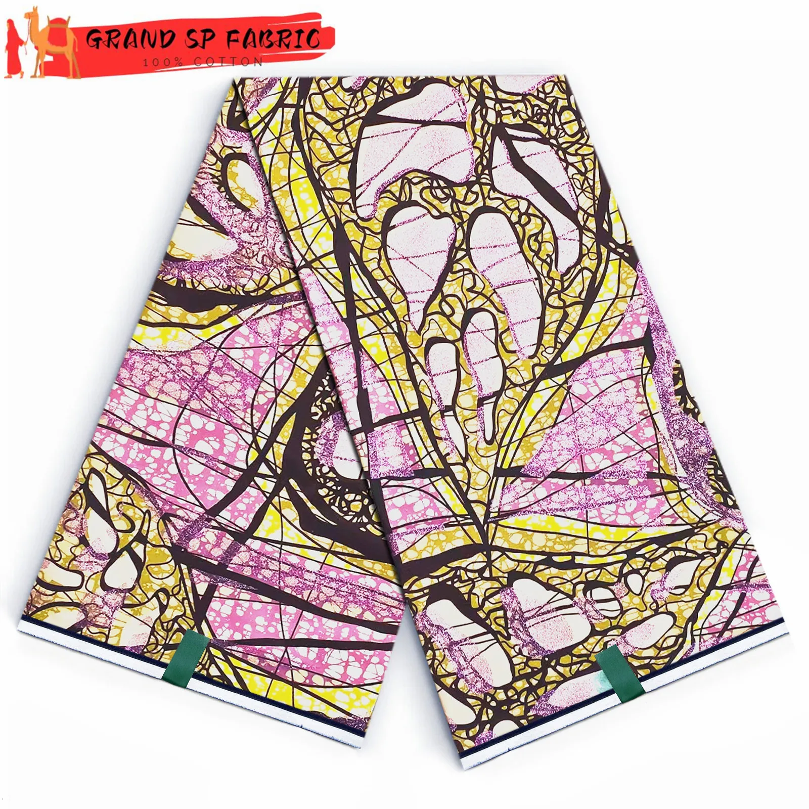 Grand Super African Wax Print Fabric for Sewing Ankara Fabric High Quality 100% Cotton Women's Fabric 6Yards VLS-3342
Grand Super African Wax Print Fabric for Sewing Ankara Fabric High Quality 100% Cotton Women's Fabric 6Yards VLS-3342