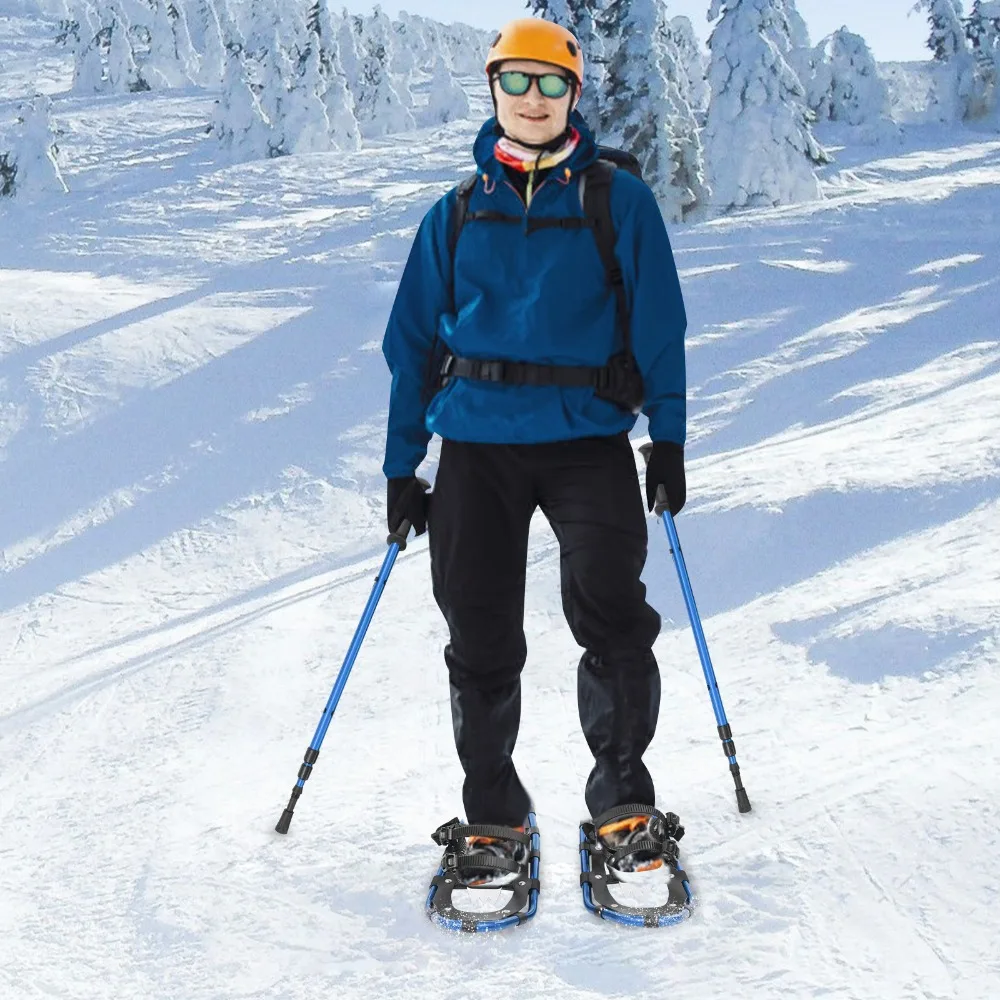 25 Inch Snowshoes Snowshoes& Adjuatable Trekking Poles Snowshoes for Adults Men Women
25 Inch Snowshoes Snowshoes& Adjuatable Trekking Poles Snowshoes for Adults Men Women