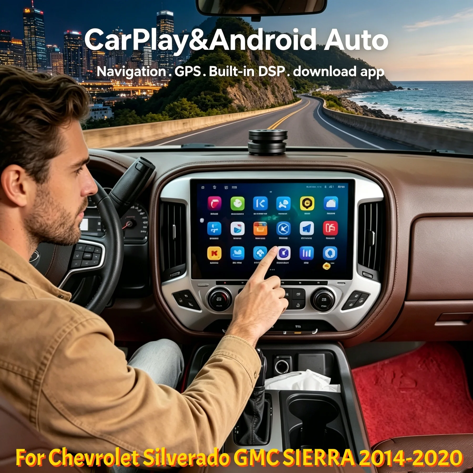 Android Qled Touch Screen For Chevrolet Silverado GMC Sierra 2014-2020 Multimedia Video Player CarPlay Car Radio Stereo GPS
Android Qled Touch Screen For Chevrolet Silverado GMC Sierra 2014-2020 Multimedia Video Player CarPlay Car Radio Stereo GPS
