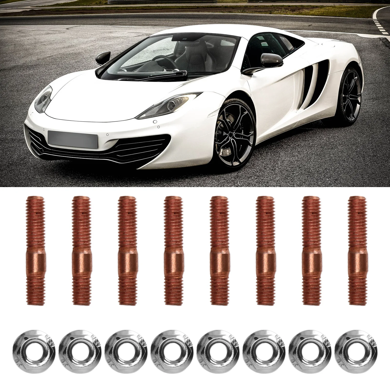 Комплект крепежа выпускного коллектора M8 с резьбой 1.25, комплект турбо-шпилек, износостойкий, устойчивый к высокому давлению, для автомобиля
Комплект крепежа выпускного коллектора M8 с резьбой 1.25, комплект турбо-шпилек, износостойкий, устойчивый к высокому давлению, для автомобиля