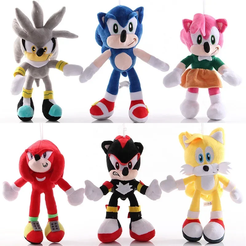 20~28cm Sonic 6 Styles Hedgehog Plush Toy Amy Knuckles Tail Plush Doll Cute Soft Stuffed Plush Doll for Kids Birthday Gifts
20~28cm Sonic 6 Styles Hedgehog Plush Toy Amy Knuckles Tail Plush Doll Cute Soft Stuffed Plush Doll for Kids Birthday Gifts