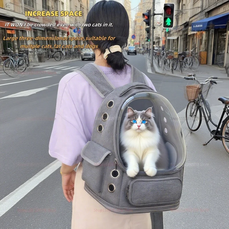 Transparent Pet Carrier Backpack Ideal Cat Accessories Outdoor Pet Shoulder Bag Breathable Pet Supplies With Ample Ventilation
Transparent Pet Carrier Backpack Ideal Cat Accessories Outdoor Pet Shoulder Bag Breathable Pet Supplies With Ample Ventilation