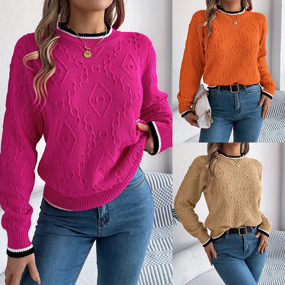 Women's Cold Knitted Tops 2025 Autumn/winter Casual Long Sleeved Pullover Sweaters Y2k Свитер Женский
Women's Cold Knitted Tops 2025 Autumn/winter Casual Long Sleeved Pullover Sweaters Y2k Свитер Женский