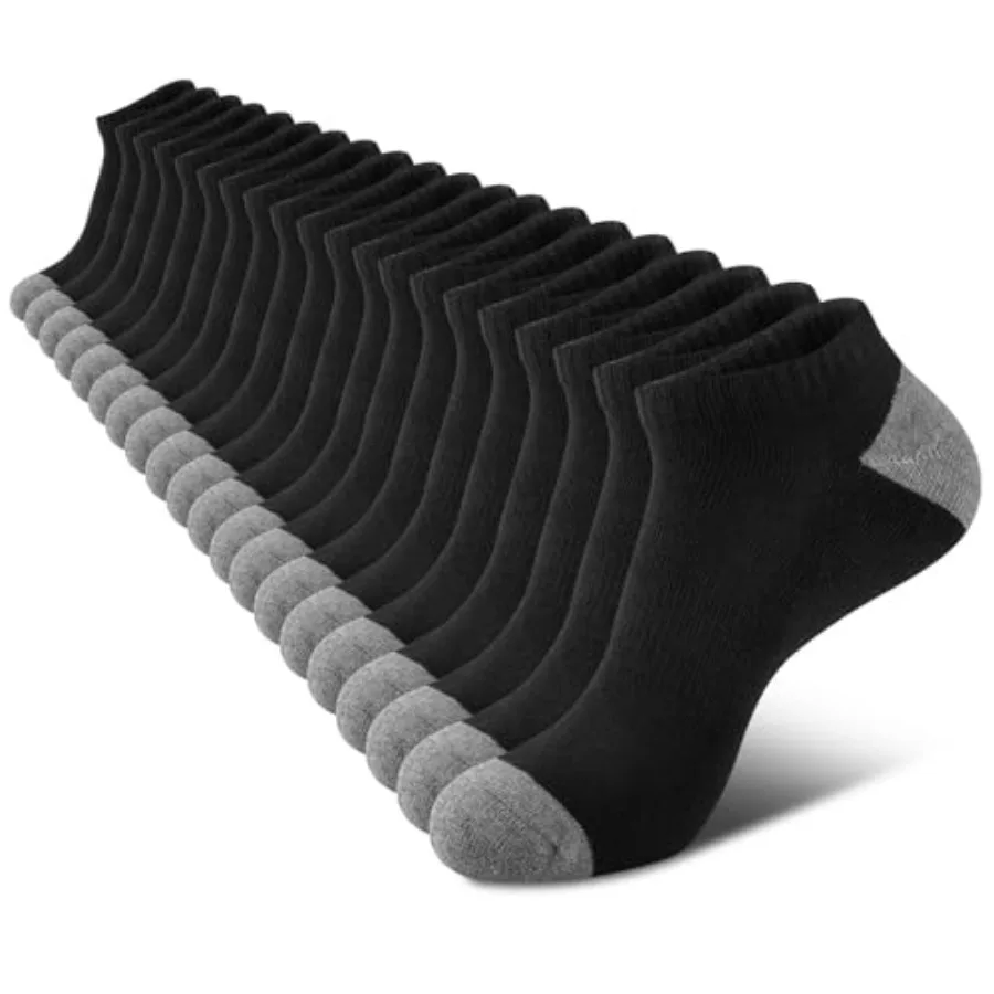 COOVAN 10 Pairs Mens Cushion Ankle Socks Men 10 Pack Low Cut Comfort Breathable Casual Socks
COOVAN 10 Pairs Mens Cushion Ankle Socks Men 10 Pack Low Cut Comfort Breathable Casual Socks