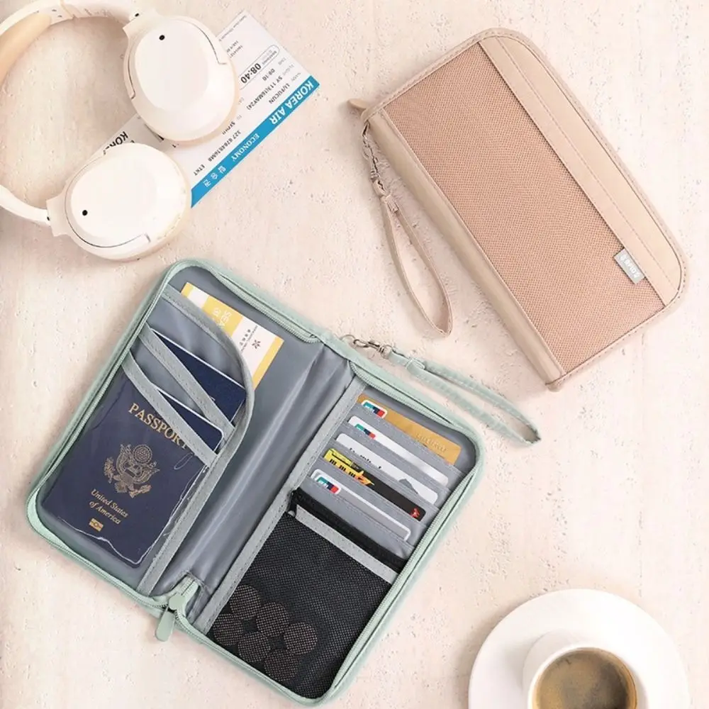 Multifunctional Card Holder Anti Theft Document Storage Business Passport Bag with Zipper Protective Cover Travel Wallet
Multifunctional Card Holder Anti Theft Document Storage Business Passport Bag with Zipper Protective Cover Travel Wallet
