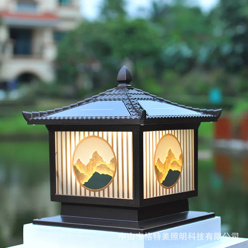 New advanced solar outdoor garden light Rizhao Jinshan Chinese outdoor waterproof decorative door post solar light
New advanced solar outdoor garden light Rizhao Jinshan Chinese outdoor waterproof decorative door post solar light