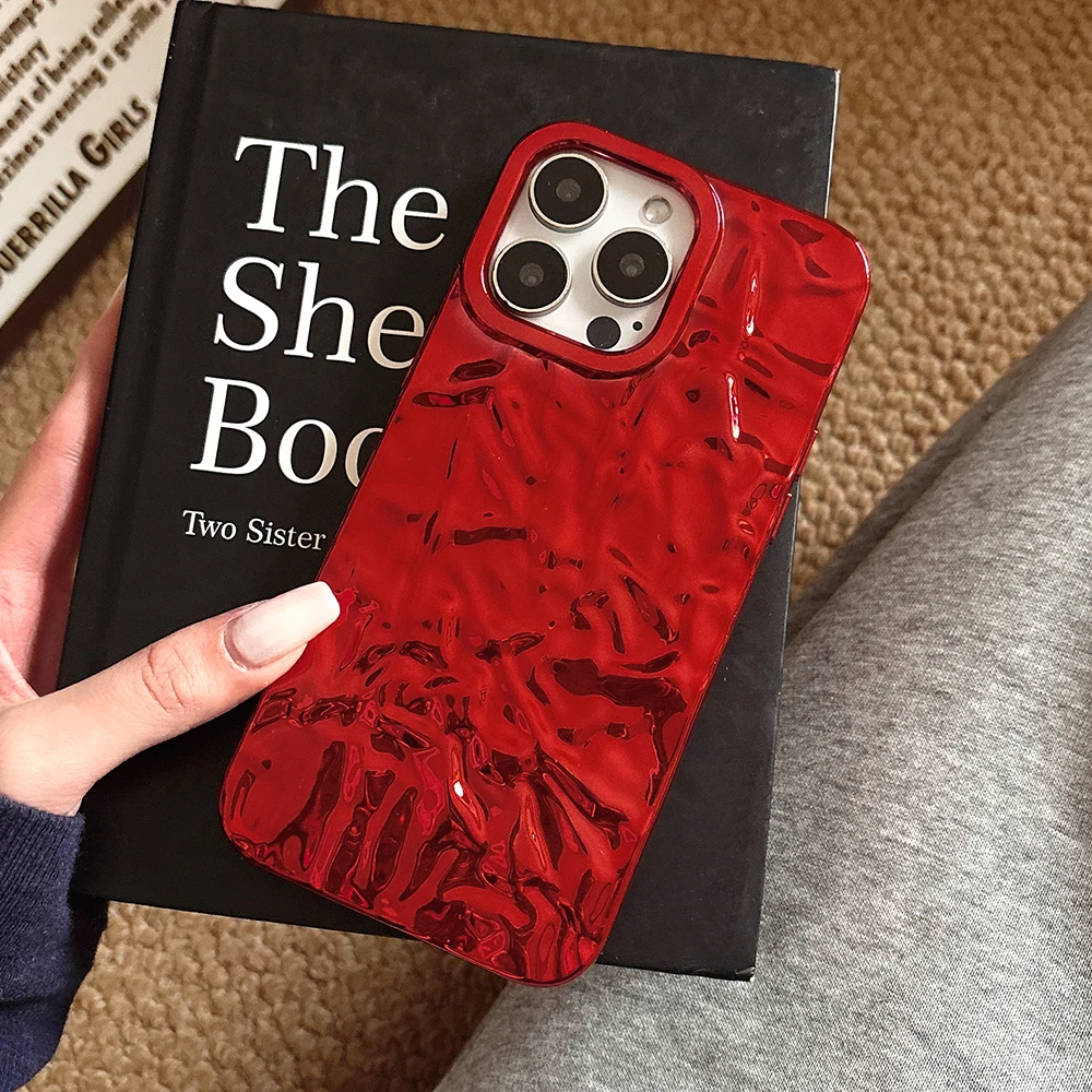 Luxury 3D Tin Foil Pattern Phone Case For iPhone 16 15 14 13 12 11 Pro Max Red Shockproof Soft Silicone Back Cover
Luxury 3D Tin Foil Pattern Phone Case For iPhone 16 15 14 13 12 11 Pro Max Red Shockproof Soft Silicone Back Cover