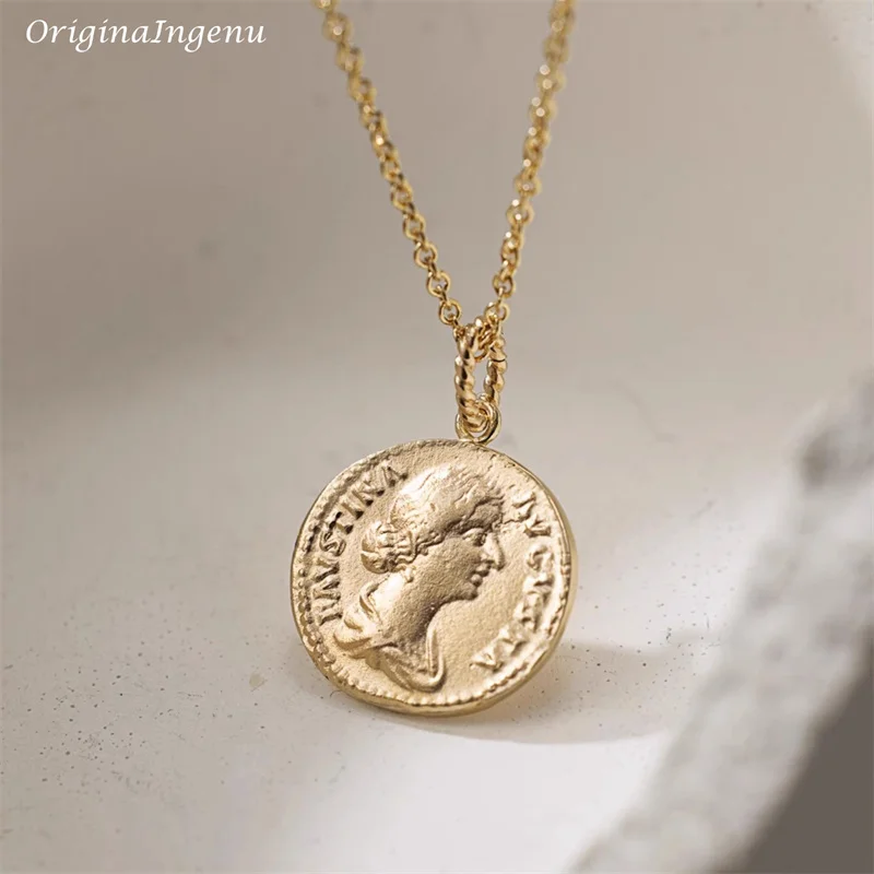 14K Gold Filled Roman Queen Necklace Handmade Greek Roman Coin Necklace Vintage Pendant Choker Tarnish Resistant Jewelry
14K Gold Filled Roman Queen Necklace Handmade Greek Roman Coin Necklace Vintage Pendant Choker Tarnish Resistant Jewelry