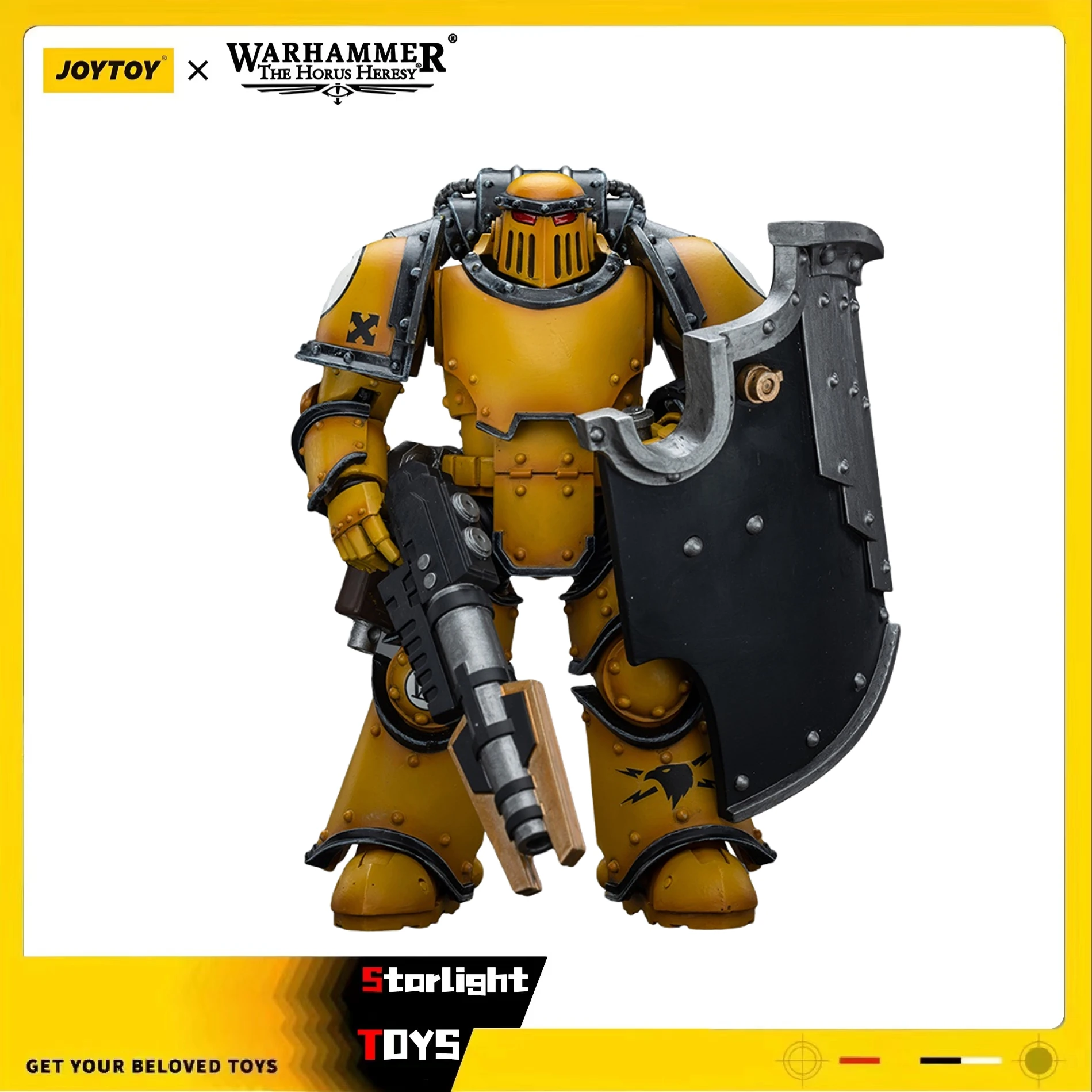 JOYTOY Warhammer 40K Imperial Fists Legion Mklll Breacher Squad Legion Breacher with Lascutter Toy Model 1/18 Action Figure
JOYTOY Warhammer 40K Imperial Fists Legion Mklll Breacher Squad Legion Breacher with Lascutter Toy Model 1/18 Action Figure