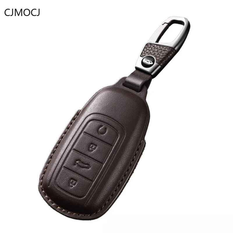 Genuine Leather Key Cover Case for Chery Tiggo 8 Pro/Tiggo 8 Pro NEV/Arrizo 8/Tiggo 9/Arrizo 5 GT/Fengyun A8 - Key Fob Shell
Genuine Leather Key Cover Case for Chery Tiggo 8 Pro/Tiggo 8 Pro NEV/Arrizo 8/Tiggo 9/Arrizo 5 GT/Fengyun A8 - Key Fob Shell