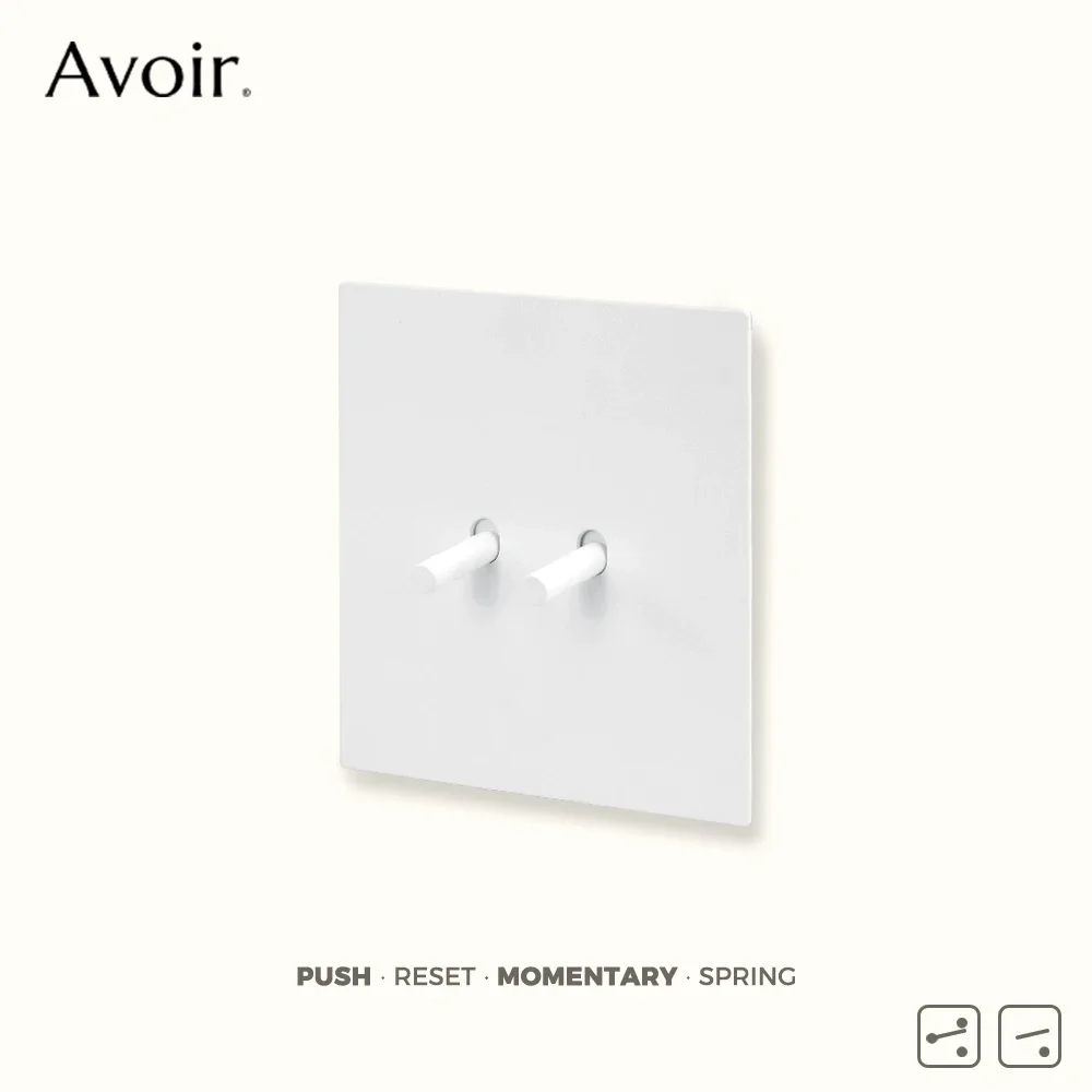 Avoir White Reset Switches Electrical Sockets Plug EU FR Retro Toggle Switches 86 Type Dimmer Switch Momentary Switch For Home
Avoir White Reset Switches Electrical Sockets Plug EU FR Retro Toggle Switches 86 Type Dimmer Switch Momentary Switch For Home