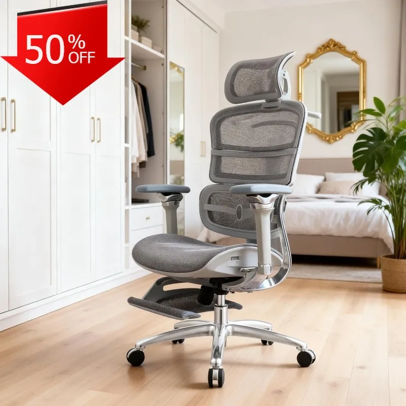 Ergonomic Office Chair High Back Mesh Computer Desk Chair Lumbar Support Headrest Adjustable Arms Sillas Gamer Furgle Furniture
Ergonomic Office Chair High Back Mesh Computer Desk Chair Lumbar Support Headrest Adjustable Arms Sillas Gamer Furgle Furniture